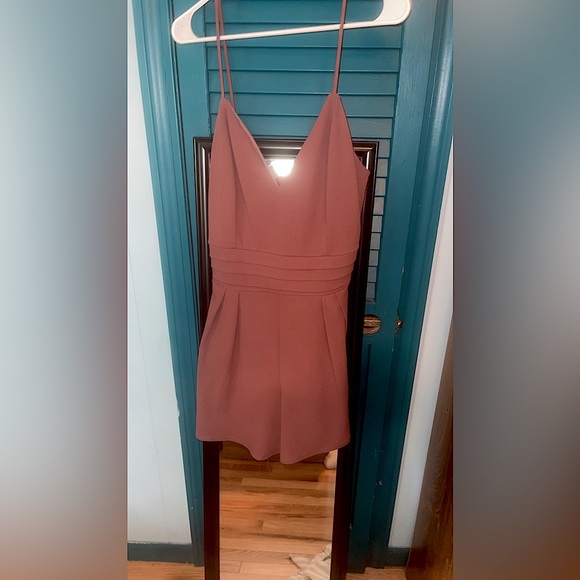 Dark mauve romper - Picture 1 of 2